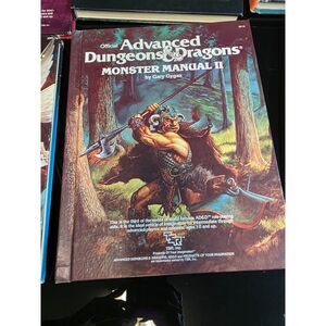 Advanced Dungeons & Dragons Monster Manual II TSR 2016